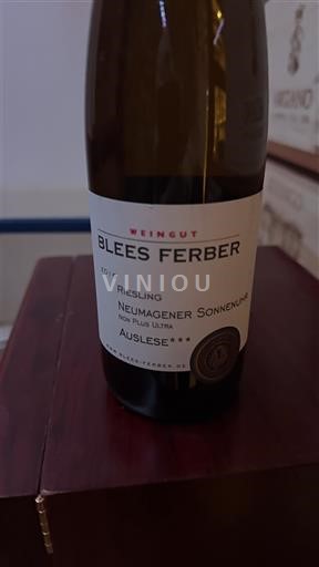 Mosel Blees Ferber Neumagener Sonnenuhr Sous Plus Ultra Auslese 2016