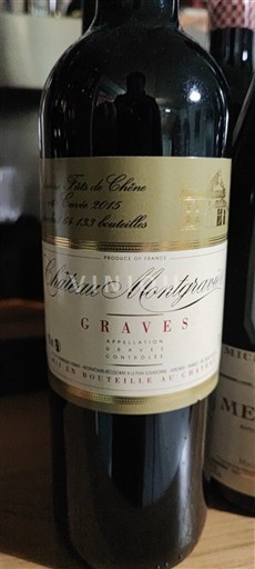Bordeaux Graves Château Montgravet Fûts de Chêne 2015