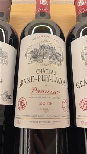 Bordeaux Pauillac Grand Cru Château Grand-Puy-Lacoste 2019