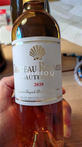 Bordeaux Sauternes Château Roumieu 2020