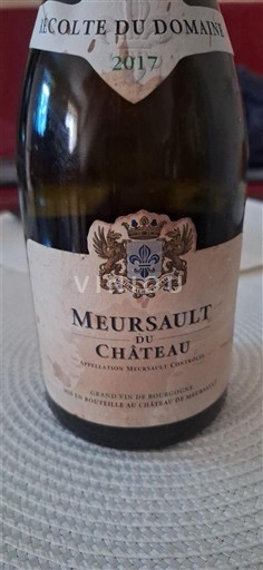 Burgund Meursault Château Meursault Meursault du Château 2017