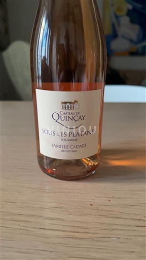 Thung lũng sông Loire Touraine Château Quincay Sous les Platanes 2024