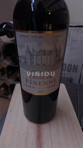 Bordeaux Blaye-Côtes-de-Bordeaux Croix de Pérenne 2018