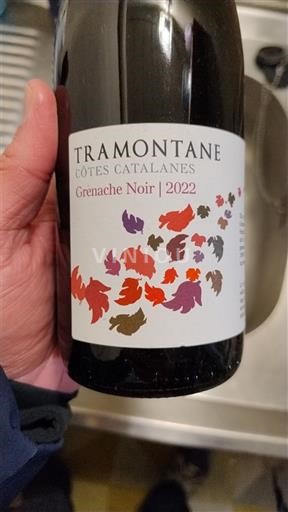 Languedoc a Roussillon Katalánská pobreží Tramontane Grenache Noir 2022
