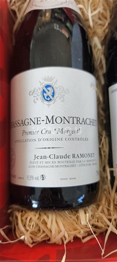 Borgoña Chassagne-Montrachet Premier Cru Jean-Claude Ramonet Premier Cru Morgeot Sin añada