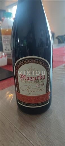Rhônedalen Côtes du Rhône Mazurd Mazurka 2018