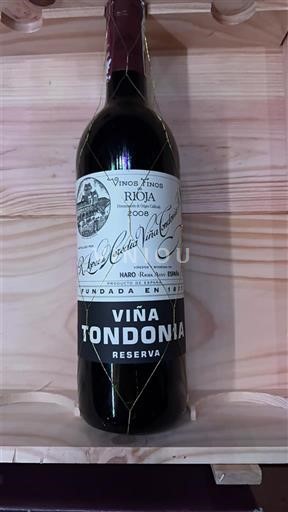 La Rioja Rioja R. López de Heredia Viña Tondonia Reserva 2008