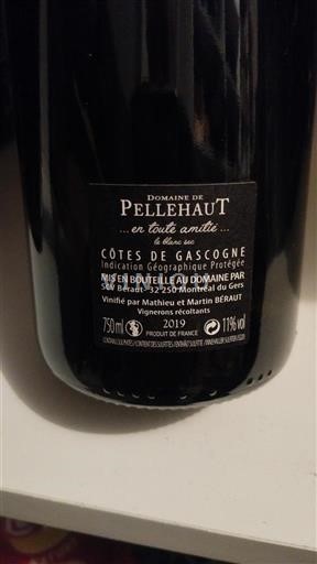 Tây Nam Côtes de Gascogne Pellehaut En Toute Amitié 2019