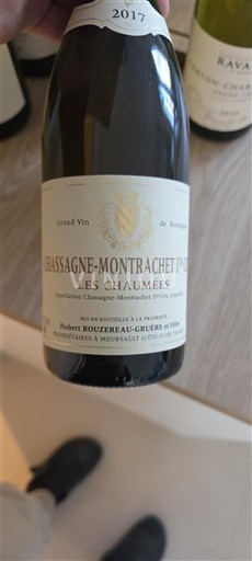 Borgogna Chassagne-Montrachet Premier Cru Domaine Hubert Bouzereau-Gruère et Filles Les Chaumées 2017