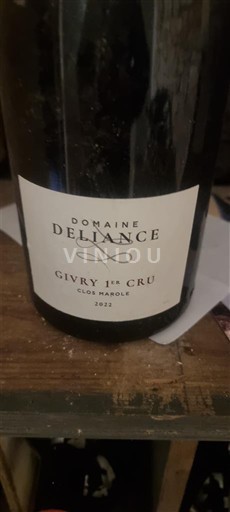 Borgonha Givry Premier Cru Domaine Liance Clos Marole 2022