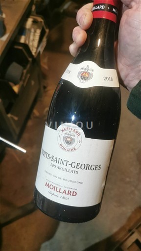 Burgundy Nuits-Saint-Georges Domaine Moillard Les Argillats 2018