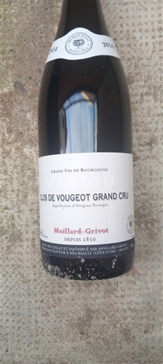 Burgundi Clos-de-vougeot Grand Cru Moillard-Grivot 2014