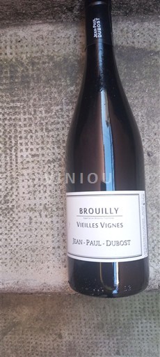Beaujolais Brouilly Jean-Paul Dubost Vieilles Vignes Sin añada