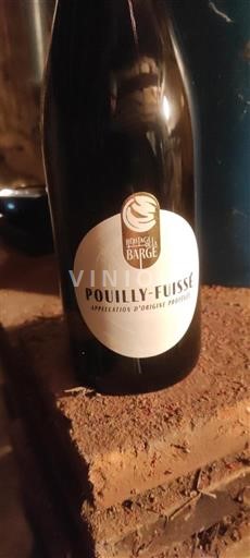 Vina Blanc sec Domaine La Barge 2017 Francija Burgundija Pouilly-fuissé AOC
