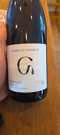 Bourgogne Maranges Premier Cru Famille Guérin La Fussière 2022