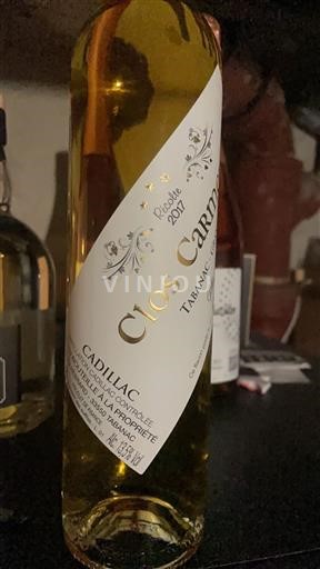 Bordeaux Cadillac Clos Cardin Réserve 2017