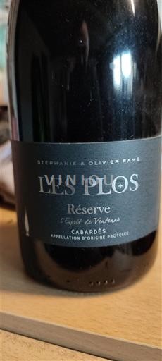 Langvedok Cabardès Stéphanie & Olivier Ramé Réserve l'Esprit de Ventoux 2014