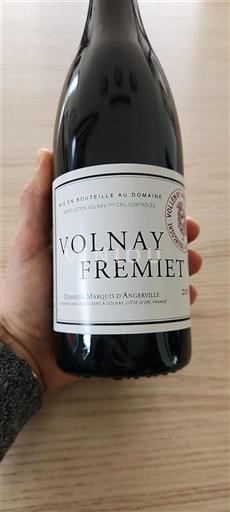 Rượu vang Rouge sec Volnay Fremiet Domaine Marquis d'Angerville 2017 Pháp Bourgogne Volnay AOC Premier Cru