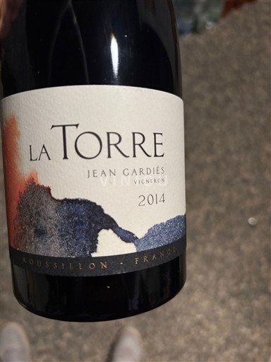 Roussillon Côtes du Roussillon Villages Domaine Gardiés La Torre 2014