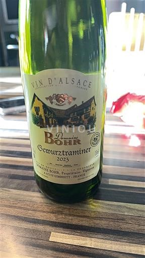 Alsacia Domaine Bohr Gewurtraminer 2023
