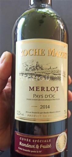 Languedoc-Roussillon Pays d'Oc Roche Mazet Rondeur & Fruité 2014