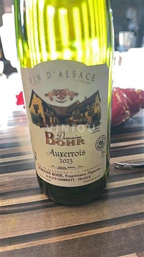 Alsacia Domaine Bohr Auxerrois 2023