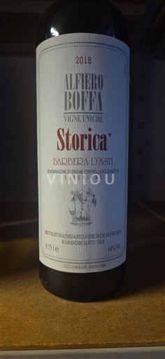 Piemonte Barbera d'Asti Alfiero Boffa Storica 2018