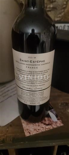Bordeaux Saint-Estèphe Alexandre Versay 2019