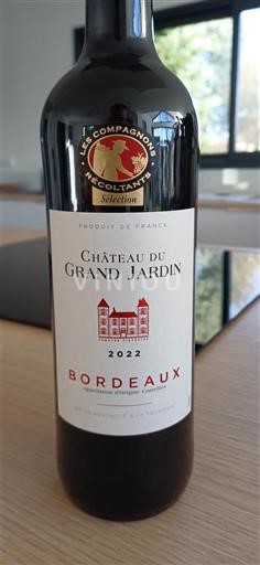 Bordeaux Château Grand Jardin 2022