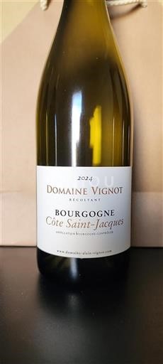 Bourgogne Domaine Vignot Côte Saint-Jacques 2024