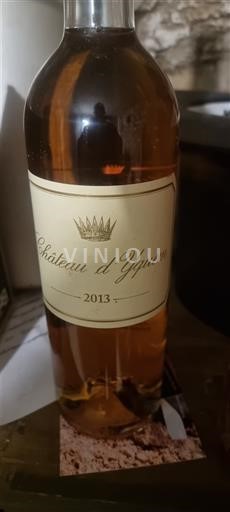 Bordeaux Sauternes Premier Cru Supérieur Château Yquem 2013