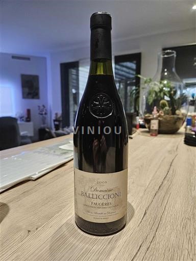 Langvedok Faugères Domaine Ballecioni 2008