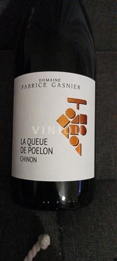 Wijnen Rouge sec La Queue de Poêlon Domaine Fabrice Gasnier 2022 Frankrijk Loirevallei Chinon AOC
