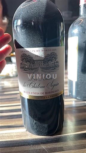 Bordeaux Blaye-Côtes-de-Bordeaux Château Seguin Les Allées du Château Seguin 2020