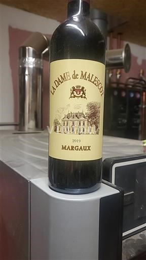 Bordoja Margaux Château Malescot Saint-Exupéry La Dame de Malescot 2019