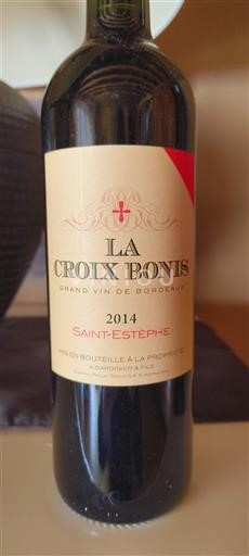 Bordeaux Saint-Estèphe La Croix Bonis 2014