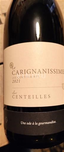 Langvedok Minervois Clos Centeilles Le Carignanisime Les Centenaires 2021