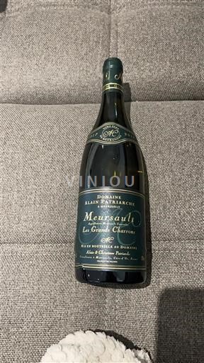 Wijnen Blanc sec Les Grands Charrons Domaine Alain Patriarche 2017 Frankrijk Bourgondië Meursault AOC