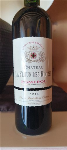 Bordeaux Pomerol Château La Fleur des Rouzes 2014