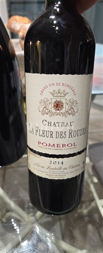 Bordeaux Pomerol Château La Fleur des Rouzes 2014
