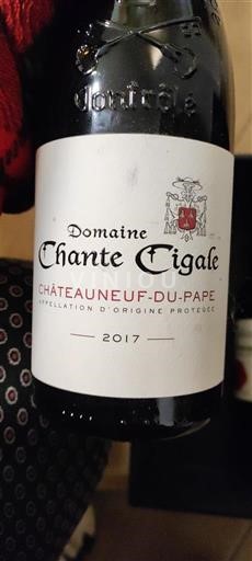 Rhônedalen Châteauneuf-du-Pape Domaine Chante Cigale 2017