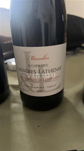 Langvedok Minervois-la-Livinière Domaine Lignères-Lathenay Marcelin 2022