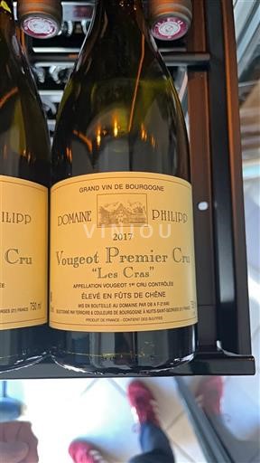 Borgogna Vougeot Premier Cru Domaine Philippe Les Cras 2017