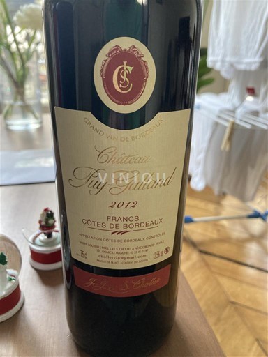 Bordeaux Côtes-de-Bordeaux Château Puy Galland 2012