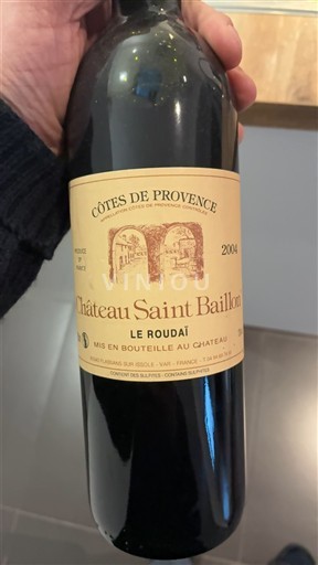 Provence Côtes-de-Provence Château Saint Baillon Le Roudai 2004