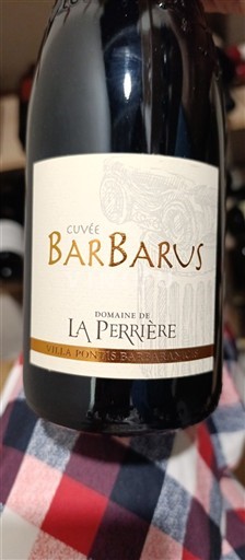 Langvedok Grès de Montpellier Domaine La Perrière Barbarus 2022
