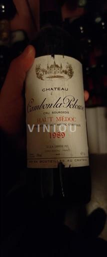 Vini Rouge sec Château Camblain La Pelouse 1989 Francia Bordeaux Haut-Médoc AOC