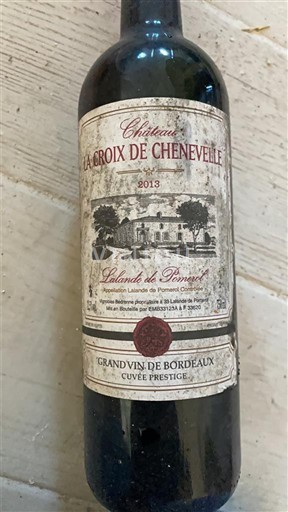 Burdeos Lalande-de-Pomerol Château La Croix de Chenevelle Prestige 2013