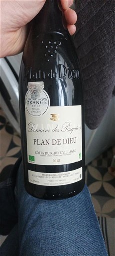 Wines Rouge sec Plan de Dieu Domaine S Pasquiers 2018 France Rhône Valley Côtes du Rhône Villages AOC