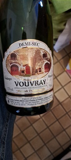 Spumanti Blanc demi-sec Domaine Catherine Le Breton Non millésimé Francia Valle della Loira Vouvray AOC